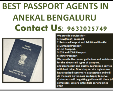 BEST PASSPORT AGENTS IN ANEKAL BENGALURU 9632025749