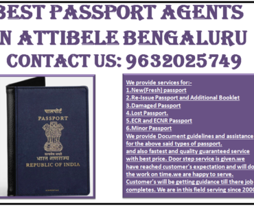 BEST PASSPORT AGENTS IN ATTIBELE BENGALURU 9632025749