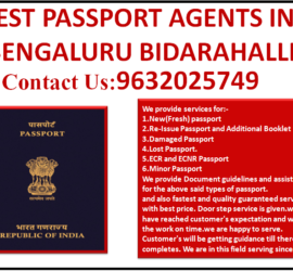 BEST PASSPORT AGENTS IN BENGALURU BIDARAHALLI 9632025749