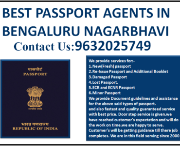 BEST PASSPORT AGENTS IN BENGALURU NAGARBHAVI 9632025749