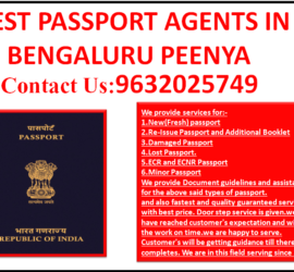 BEST PASSPORT AGENTS IN BENGALURU PEENYA 9632025749