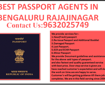 BEST PASSPORT AGENTS IN BENGALURU RAJAJINAGAR 9632025749