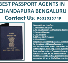 BEST PASSPORT AGENTS IN CHANDAPURA BENGALURU 9632025749