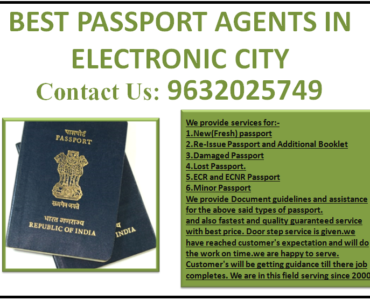BEST PASSPORT AGENTS IN ELECTRONIC CITY 9632025749