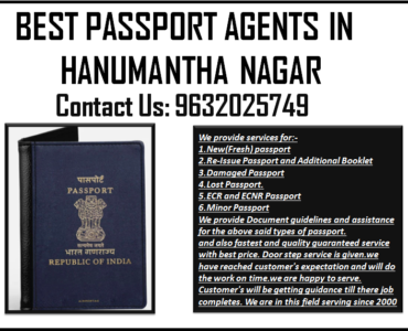 BEST PASSPORT AGENTS IN HANUMANTHA NAGAR 9632025749