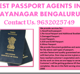 BEST PASSPORT AGENTS IN JAYANAGAR BENGALURU 9632025749