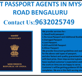 BEST PASSPORT AGENTS IN MYSORE ROAD BENGALURU 9632025749