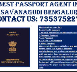 BEST PASSPORT AGENT IN BASAVANAGUDI BENGALURU 7353752277