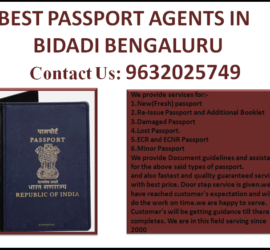 BEST PASSPORT AGENTS IN BIDADI BENGALURU 9632025749