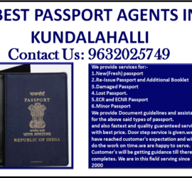 BEST PASSPORT AGENTS IN KUNDALAHALLI 9632025749