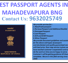 BEST PASSPORT AGENTS IN MAHADEVAPURA BNG 9632025749