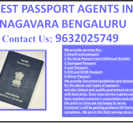 BEST PASSPORT AGENTS IN NAGAVARA BENGALURU 9632025749