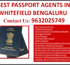 BEST PASSPORT AGENTS IN WHITEFIELD BENGALURU 9632025749