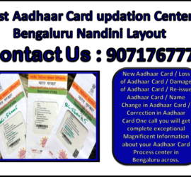 Best Aadhaar Card updation Center in Bengaluru Nandini Layout 9071767778