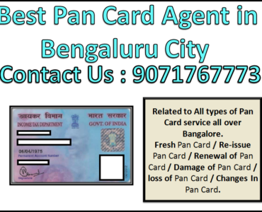 Best Pan Card Agent in Bengaluru City 9071767773