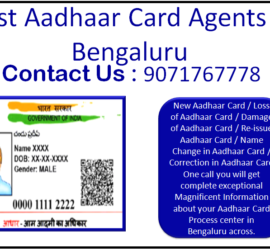 Best Aadhaar Card Agents In Bengaluru 9071767778