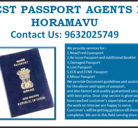 BEST PASSPORT AGENTS IN HORAMAVU 9632025749