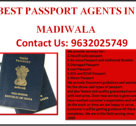 BEST PASSPORT AGENTS IN MADIWALA 9632025749