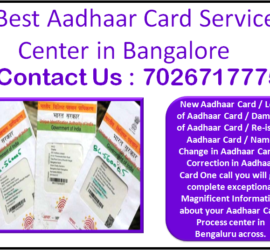Best Aadhaar Card Service Center in Bangalore 7026717775