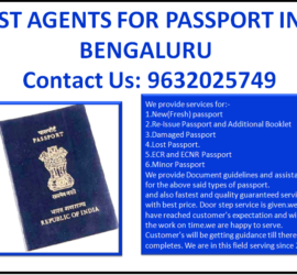 BEST AGENTS FOR PASSPORT IN BENGALURU 9632025749