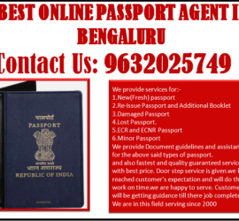 BEST ONLINE PASSPORT AGENT IN BENGALURU 9632025749