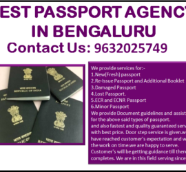 Best Passport Agency in Bengaluru 9632025749