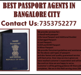 BEST PASSPORT AGENTS IN BANGALORE CITY 7353752277