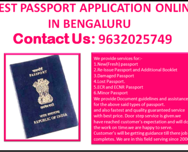 Best Passport Application Online In Bengaluru 9632025749