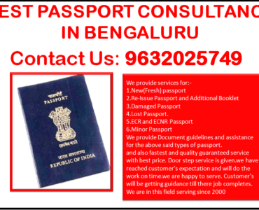 BEST PASSPORT CONSULTANCY IN BENGALURU 9632025749