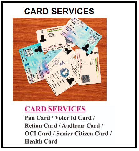CARD SERVICES 101