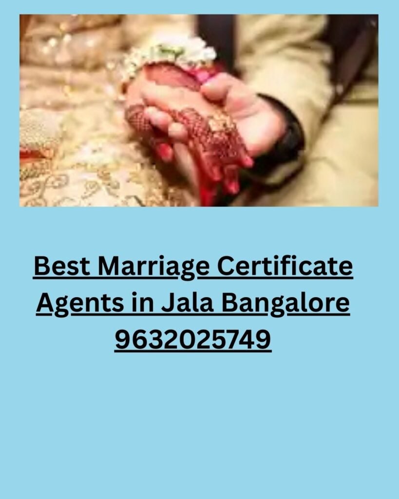 Best Marriage Certificate Agents in Jala Bangalore 9632025749
